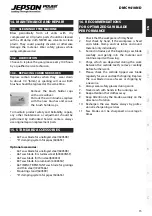 Preview for 15 page of Jepson 9435 T3 Operating Instructions Manual