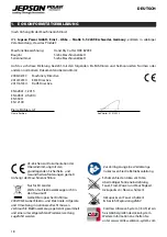 Предварительный просмотр 18 страницы Jepson HDC 8203E Operating Instructions Manual