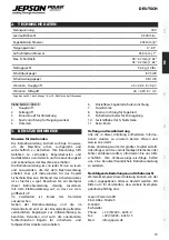 Предварительный просмотр 19 страницы Jepson HDC 8203E Operating Instructions Manual