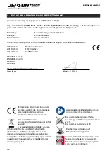 Предварительный просмотр 48 страницы Jepson HDC 8203E Operating Instructions Manual