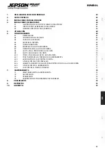 Preview for 61 page of Jepson HDC 8203E Operating Instructions Manual