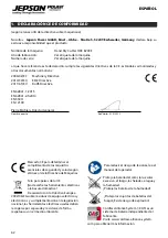 Preview for 62 page of Jepson HDC 8203E Operating Instructions Manual