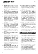 Предварительный просмотр 8 страницы Jepson MAGPRO 40 2S Operating Instructions Manual