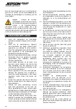 Предварительный просмотр 44 страницы Jepson MAGPRO 40 2S Operating Instructions Manual