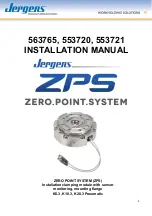 Предварительный просмотр 1 страницы Jergens ZPS Installation Manual