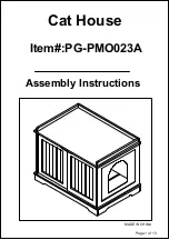 Jeroal PG-PMO023A Assembly Instructions Manual preview