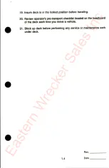 Preview for 15 page of Jerr-Dan LIGHT DUTY Operation, Maintenance And Parts Manual