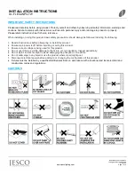 Jesco DL-FLEX2-NPX-TW Installation Instructions Manual предпросмотр