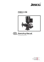 Jesco FEDOS DX 17 Operating Manual предпросмотр