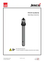 Preview for 1 page of Jesco Lutz PVC GF-2 Operating Instructions Manual