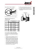 Preview for 22 page of Jesco MAGDOS E Manual