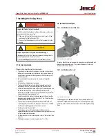 Предварительный просмотр 15 страницы Jesco MAGDOS LK Operating Instructions Manual