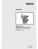 Jesco MIDIDOS E Operation & Maintenance Instructions Manual preview