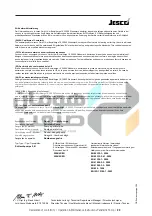 Preview for 23 page of Jesco Peristaltic Pump 2.8 l/h Operation & Maintenance Instructions Manual