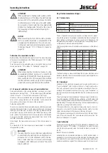 Preview for 21 page of Jesco TOPAX DE Operating Instructions Manual