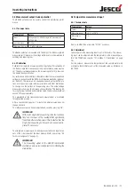 Preview for 23 page of Jesco TOPAX DE Operating Instructions Manual