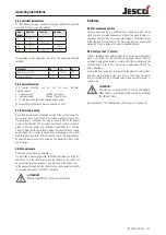 Preview for 27 page of Jesco TOPAX DE Operating Instructions Manual