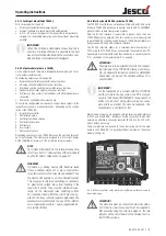 Preview for 9 page of Jesco TOPAX DX Operating Instructions Manual