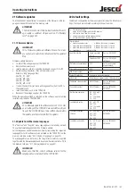 Preview for 53 page of Jesco TOPAX DX Operating Instructions Manual