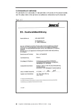 Предварительный просмотр 40 страницы Jesco TOPAX L1 Operation & Maintenance Instructions Manual