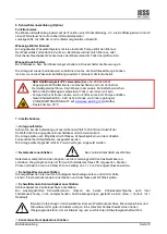 Preview for 13 page of JESS WELDING MIG 296 Operating Instructions Manual