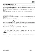 Preview for 40 page of JESS WELDING MIG 296 Operating Instructions Manual