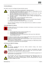 Предварительный просмотр 6 страницы JESS WELDING MIG 325 Operating Instructions Manual