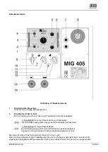 Предварительный просмотр 9 страницы JESS WELDING MIG 325 Operating Instructions Manual