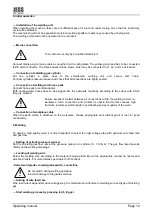 Предварительный просмотр 35 страницы JESS WELDING MIG 325 Operating Instructions Manual