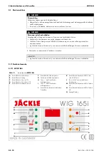 Предварительный просмотр 10 страницы JESS WELDING WIG 165i Operating Instructions Manual