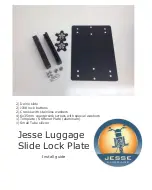 Jesse Luggage Slide Lock Plate Install Manual preview