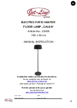 Preview for 8 page of Jet-Line CALEA Manual Instruction