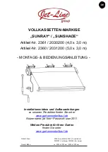 Preview for 1 page of Jet-Line SUNRAY Installation & User Manual