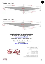 Preview for 18 page of Jet-Line SUNRAY Installation & User Manual