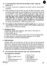 Preview for 24 page of Jet-Line SUNRAY Installation & User Manual