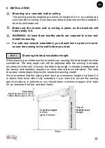 Preview for 25 page of Jet-Line SUNRAY Installation & User Manual