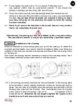 Preview for 28 page of Jet-Line SUNRAY Installation & User Manual