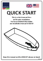 Preview for 1 page of Jet Thruster D-010-07 Quick Start Manual