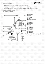 Предварительный просмотр 5 страницы JET USA S1000G User Manual