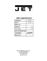 Preview for 12 page of Jet 106200 Operating Instructions And Parts Manual