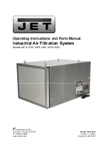 Preview for 1 page of Jet 415100 Operating Instructions And Parts Manual