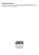 Предварительный просмотр 12 страницы Jet 505930 Operations & Parts Manual