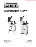 Jet 708599 Operating Instructions And Parts Manual preview