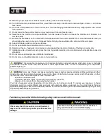 Preview for 6 page of Jet 891170 Operating Instructions And Parts Manual