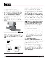 Preview for 12 page of Jet 891170 Operating Instructions And Parts Manual