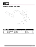 Preview for 38 page of Jet 891170 Operating Instructions And Parts Manual