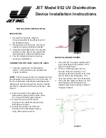 Предварительный просмотр 2 страницы Jet 952 Installation Instructions Manual