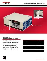 Preview for 2 page of Jet AFS-1000B Specifications