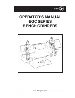 Jet BGC SERIES Operator'S Manual preview