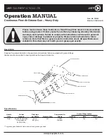 Jet CFAGG-14HD Operation Manual preview